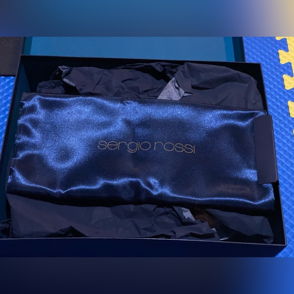 Sergio Rossi Brown Leather High Heel Ankel Boots - Picture 3 of 13